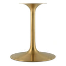 Lippa 47" Round Artificial Marble Dining Table