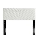 Alyson Angular Channel Tufted Performance Velvet Full / Queen Headboard