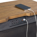 Montrose Storage Bedroom Set in Espresso & Brown