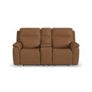 Sawyer Pwr Recl Loveseat w/ Console, Pwr Hdrsts, Lumbar