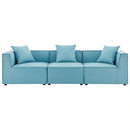 Saybrook Outdoor Patio Upholstered 3-Piece Sectional Sofa
