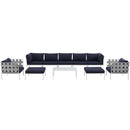 Harmony 10 Piece Outdoor Patio Aluminum Sectional Sofa Set
