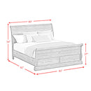 Park Ridge Sleigh Storage Bed