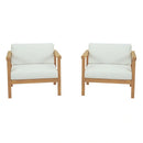 Bayport 2 Piece Outdoor Patio Teak Set