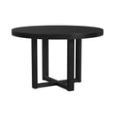 Bahama Breeze 47.5"" Round Dining Table in Black