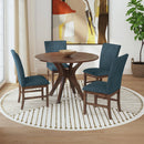 Santa Barbara Dining Set in Walnut