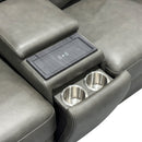 Maxwell Latitudes Power Reclining Loveseat with Console, Power Headrests and Lumbar - 5000008658 - Michael's Discount Furniture