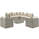 Repose 8 Piece Outdoor Patio Sectional Set