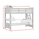 Hampton Kids Over Bunk with Ladder Bedroom Set