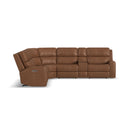 Linden Latitudes Power Reclining Sectional with Power Headrests & Lumbar - Michael's Discount Furniture