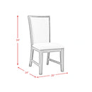 Grady 7PC Dining Set in Black-Table & Six Slat Back Chairs