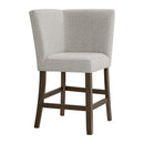 Seneca Counter Height Dining Set in Brown-Table and Four Chairs