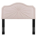 Kristin Pleated Performance Velvet Twin Headboard