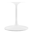 Lippa 78" Oval Artificial Marble Dining Table