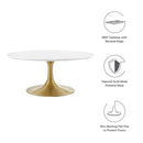 Lippa 36" Wood Coffee Table