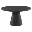 Portland Standard Height Dining Set in Black-Rectangular Table and Four Chairs