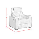 Blitz Motion Recliner with LED