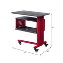 Accent Table w/Wall Shelf