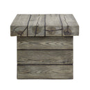 Manteo Rustic Coastal Outdoor Patio Side Table