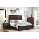 Colorado City Storage Bedroom Set in Charcoal