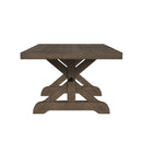 Yellowstone Dining Table with 2x12" Leaves in Medium Brown
