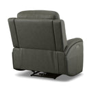 Linden Latitudes Power Swivel Gliding Recliner with Power Headrest, Lumbar, Heat & Massage - 5000008761 - Michael's Discount Furniture