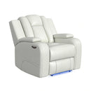 Carlo Power Motion Recliner with Power Headrest, LED