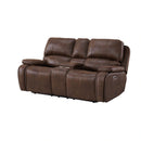 Atlantis Living Room Set in Heritage Brown