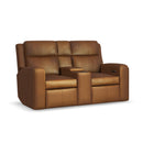 Wyatt Power Reclining Loveseat with Console & Power Headrests & Lumbar - 5000008816 - Michael's Discount Furniture