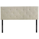 Terisa Queen Upholstered Fabric Headboard