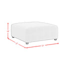 Zandara Modular Ottoman - Olefin Beige