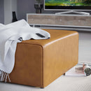 Mingle Vegan Leather Ottoman