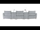 Modular Power Motion Armless Recliner