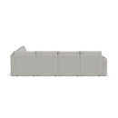 Flex 6-Seat Sectional with Wide Arm - 5000003321 - Michael's Discount Furniture