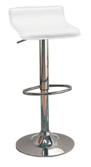 G120391 Contemporary White Adjustable Bar Stool