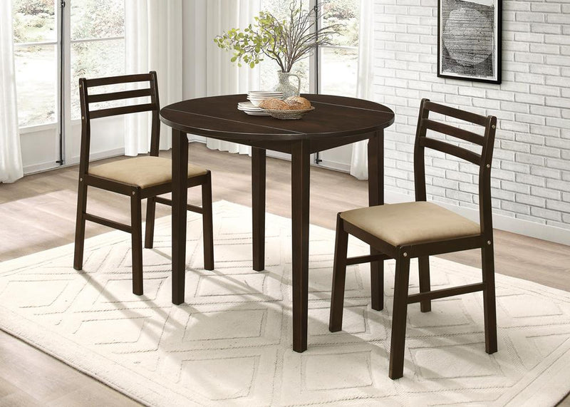 G130005 Casual Cappuccino Three-Piece Dining Set
