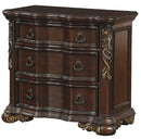 Homelegance Royal Highlands 3 Drawer Nightstand in Rich Cherry 1603-4