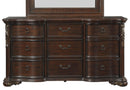 Homelegance Royal Highlands 9 Drawer Dresser in Rich Cherry 1603-5