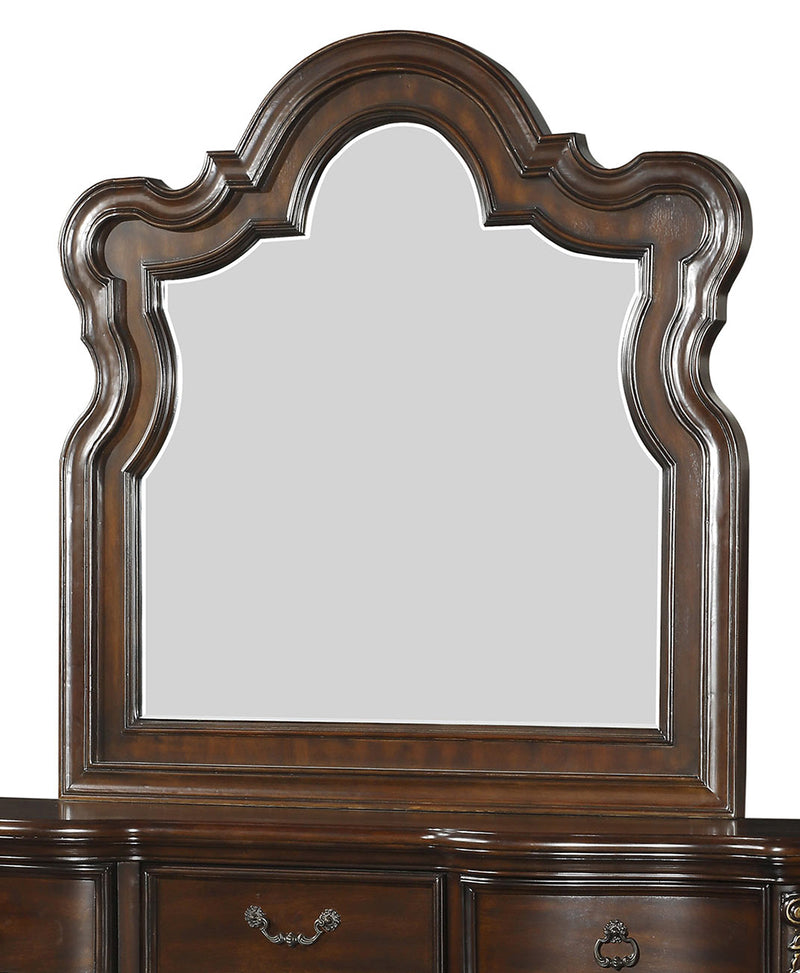 Homelegance Royal Highlands Mirror in Rich Cherry 1603-6
