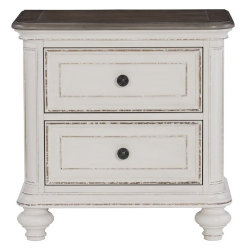 Homelegance Baylesford Nightstand in Two Tone 1624W-4
