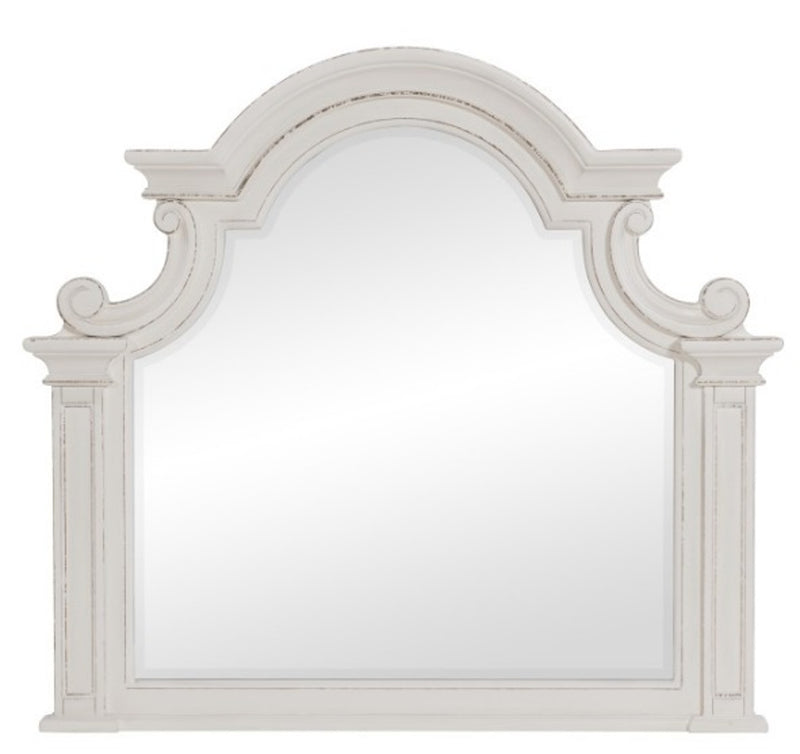 Homelegance Baylesford Mirror in Antique White 1624W-6