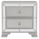 Homelegance Avondale Nightstand in Silver 1646-4