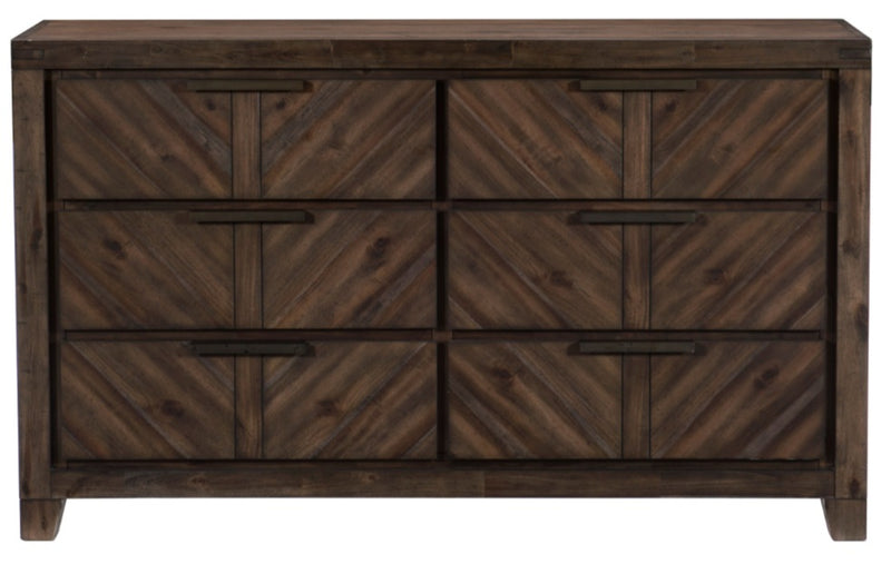 Homelegance Parnell Dresser in Rustic Cherry 1648-5