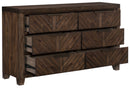 Homelegance Parnell Dresser in Rustic Cherry 1648-5
