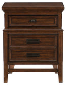 Homelegance Frazier Nightstand in Dark Cherry 1649-4