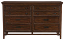 Homelegance Frazier Dresser in Dark Cherry 1649-5