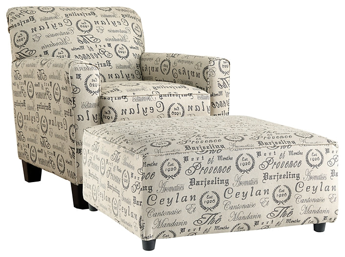 Alenya Chair & Ottoman Set