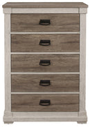 Homelegance Arcadia Chest in White & Weathered Gray 1677-9