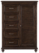 Homelegance Cardona Wardrobe Chest in Driftwood Charcoal 1689-10