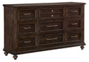Homelegance Cardona Dresser in Driftwood Charcoal 1689-5